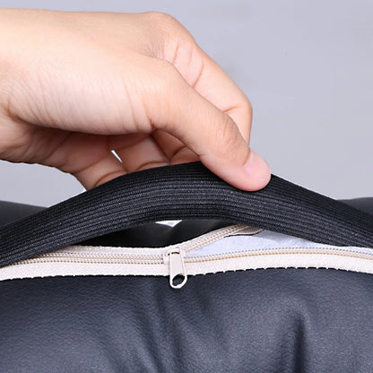 Par de Almofadas de Couro para Apoio de Pescoço